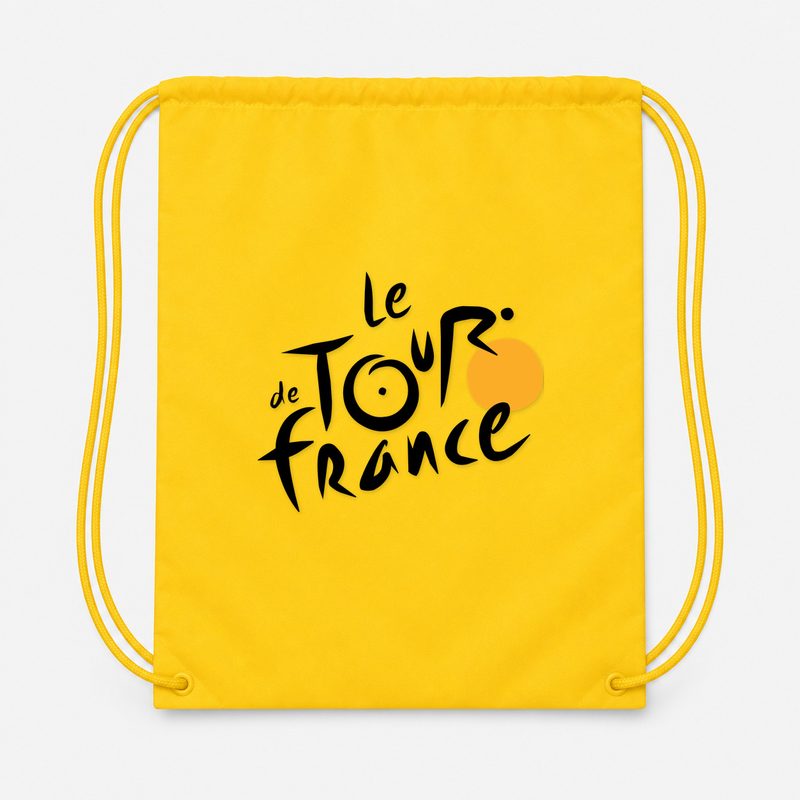 Tour De France Drawstring Bag - Yellow