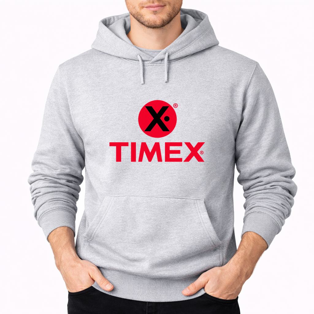 Men's Timex Pullover Hoodie - Gray