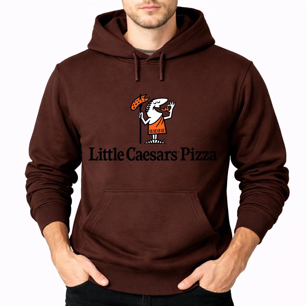 Men's Little Caesars Pullover Hoodie - Brown