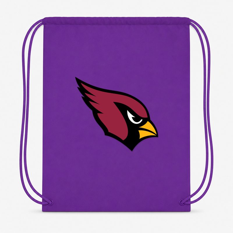 Arizona Cardinals Drawstring Bag - Purple