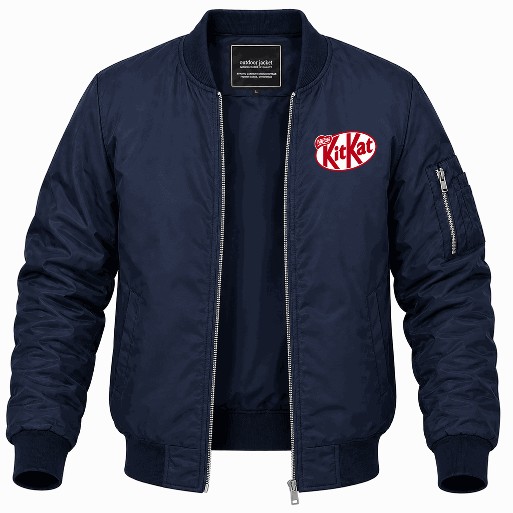Men's Kit Kat Lightweight Bomber Jacket - Navy