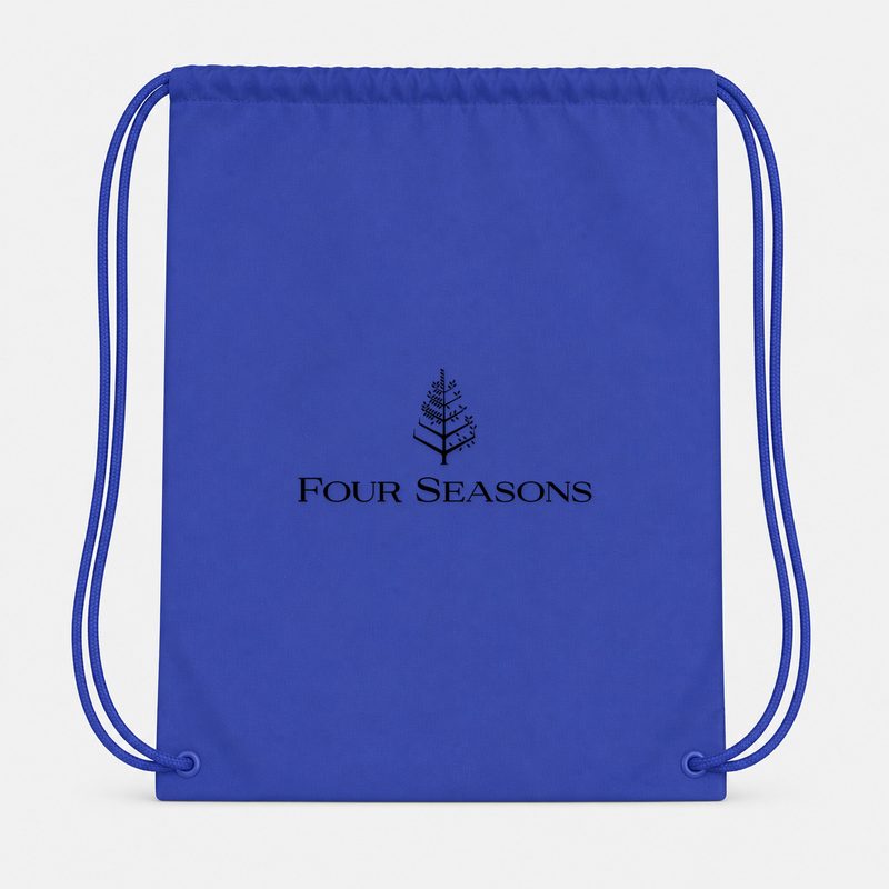 Four Seasons Drawstring Bag - Blue