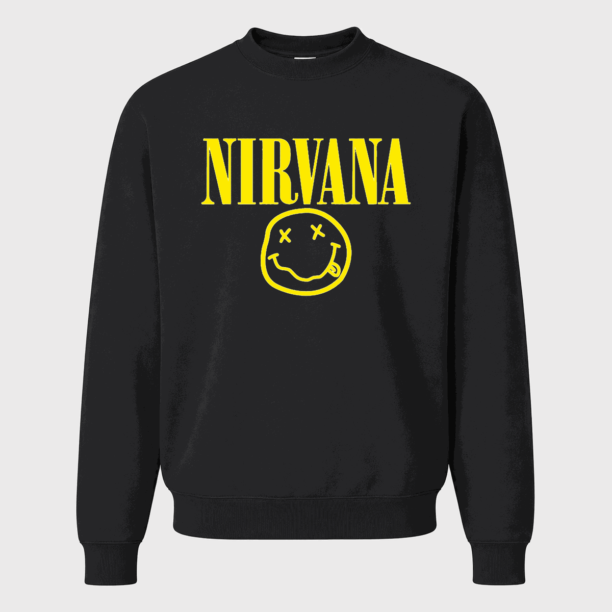 Men's Nirvana Crewneck Sweatshirt - Black