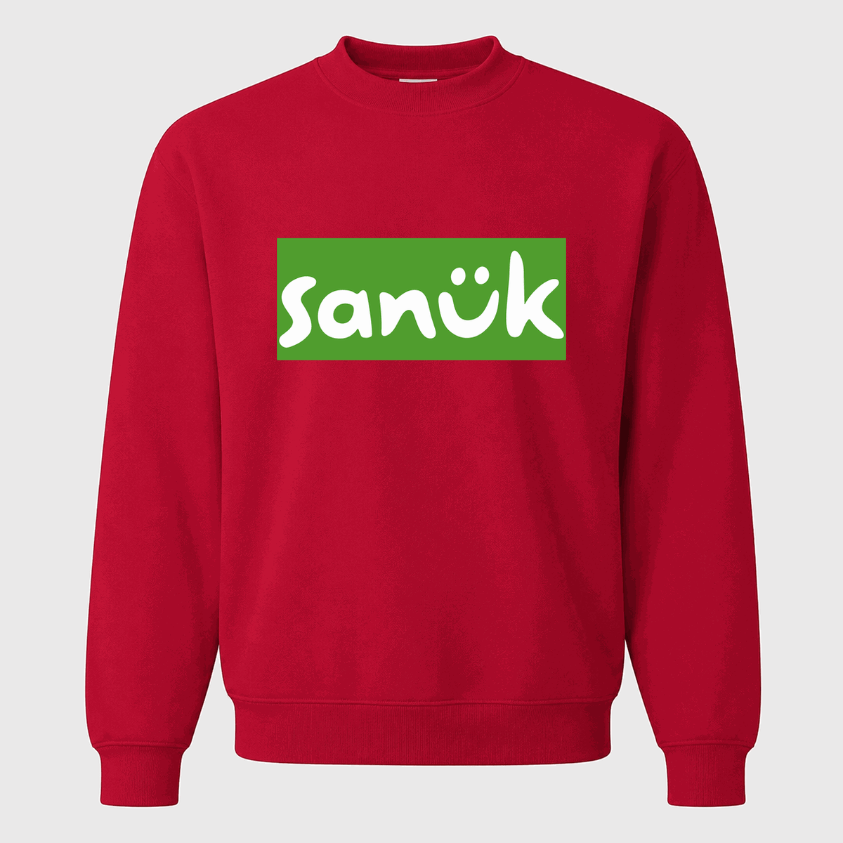 Men's Sanuk Crewneck Sweatshirt - Red