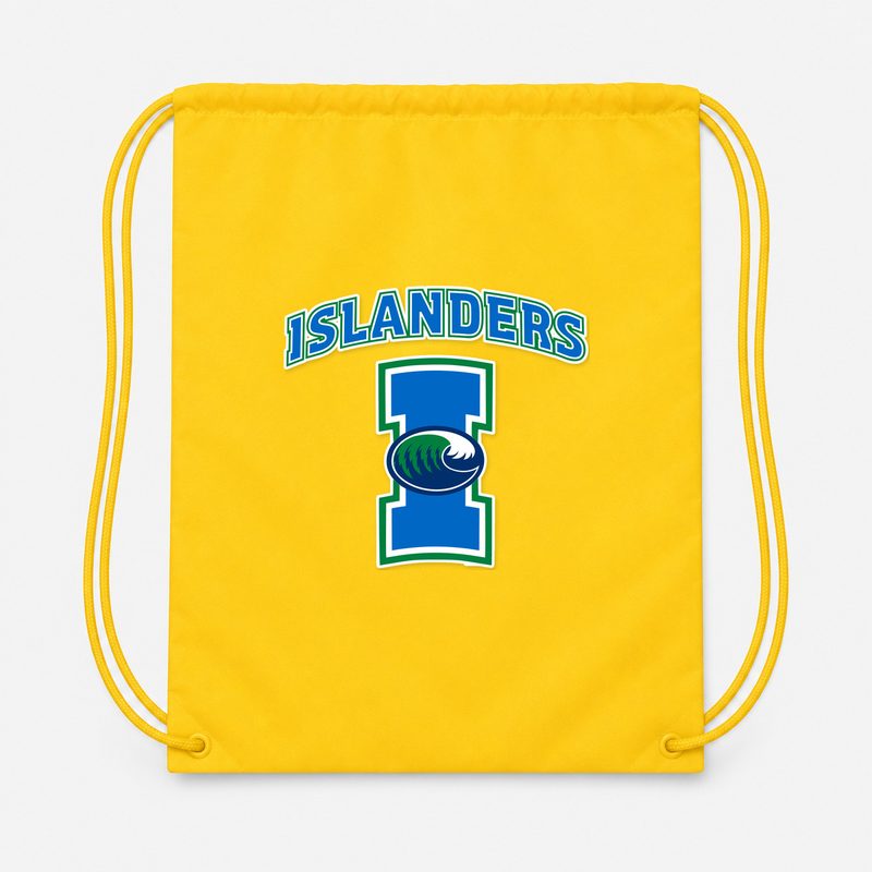 Texas AM CC Islanders Drawstring Bag - Yellow