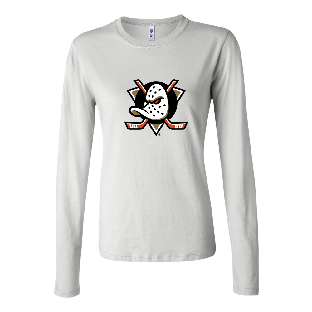 Women's Anaheim Ducks Long Sleeve T-Shirt - White