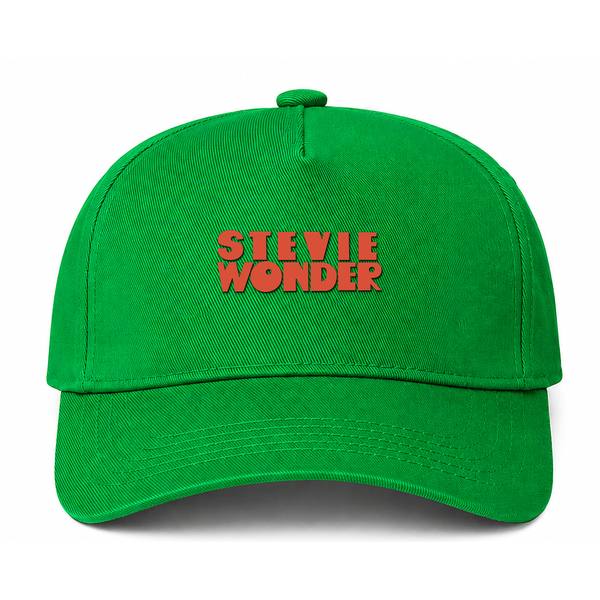 Stevie Wonder Logo Green Dad Baseball Cap Hat