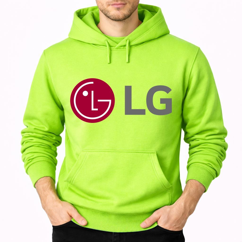 Men's LG Pullover Hoodie - Lime green
