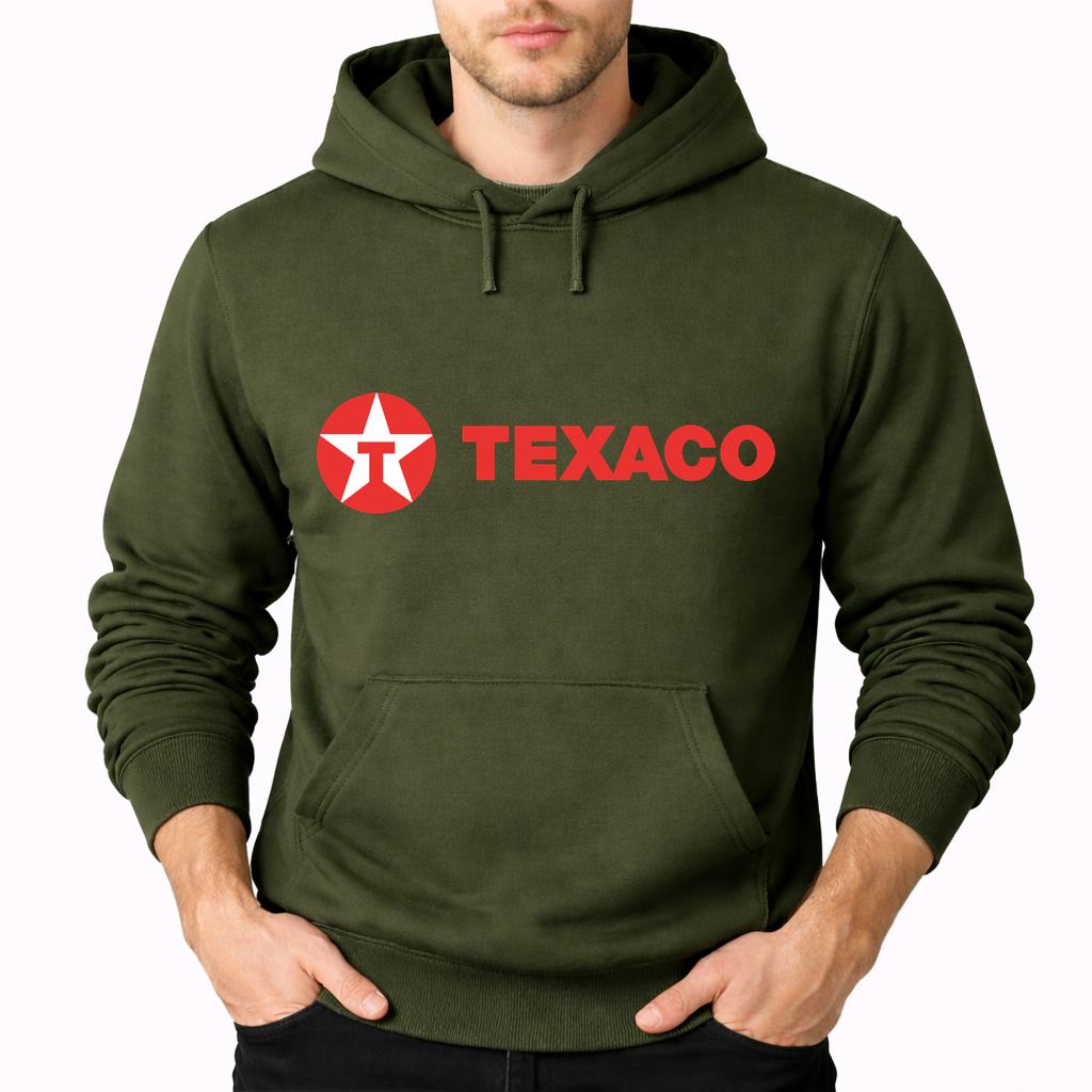 Men's Texaco Pullover Hoodie - Army Green