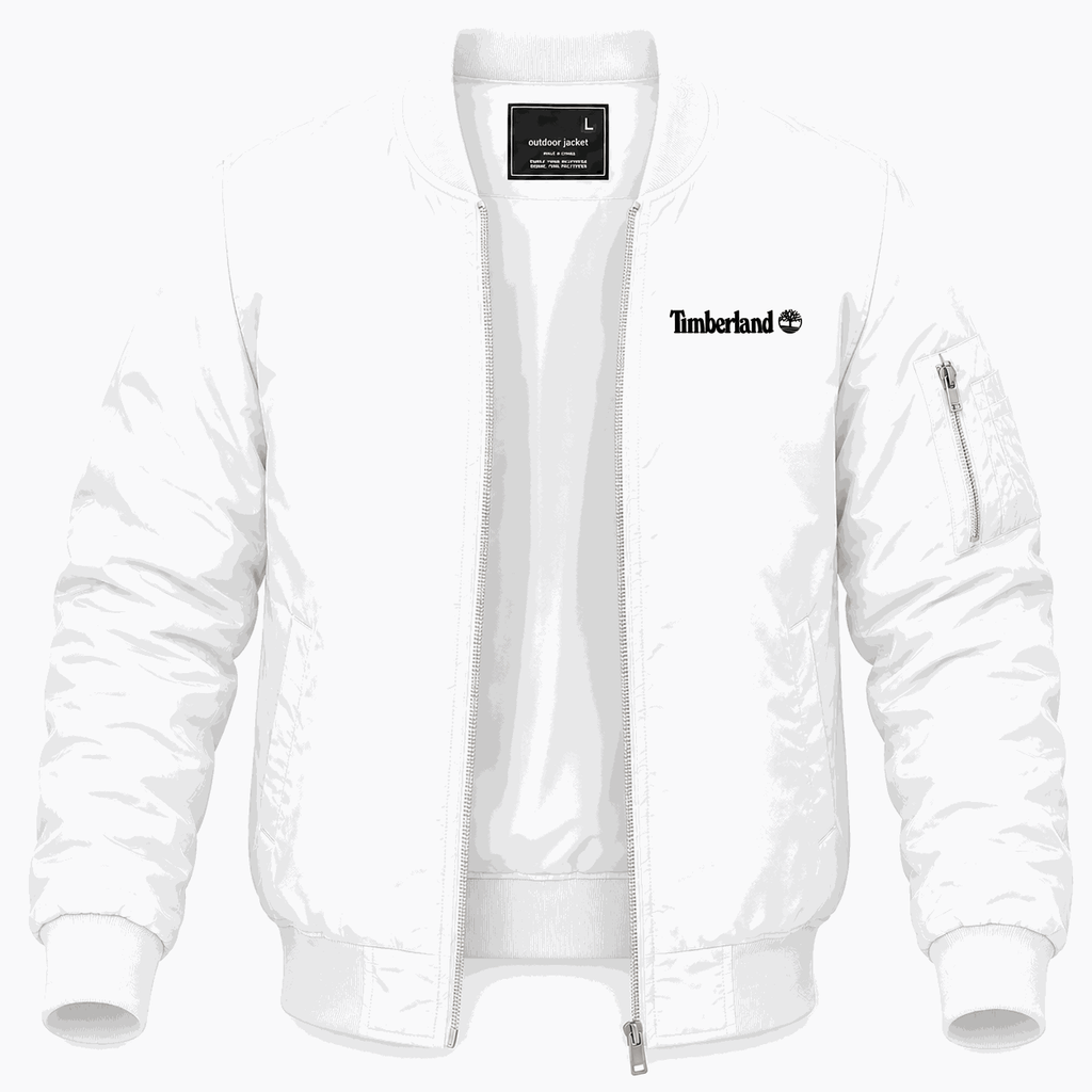 Men's Timberland Lightweight Bomber Jacket - White