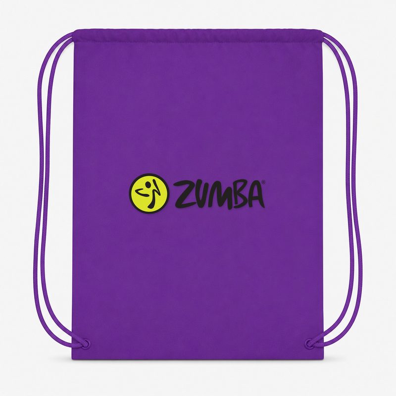 Zumba Fitness Drawstring Bag - Purple