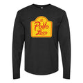 Men's Logo-El-Pollo-Loco Long sleeves Cotton Blend T-Shirt - Black
