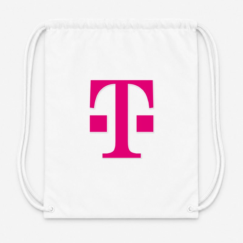 T Mobile HD Drawstring Bag - White