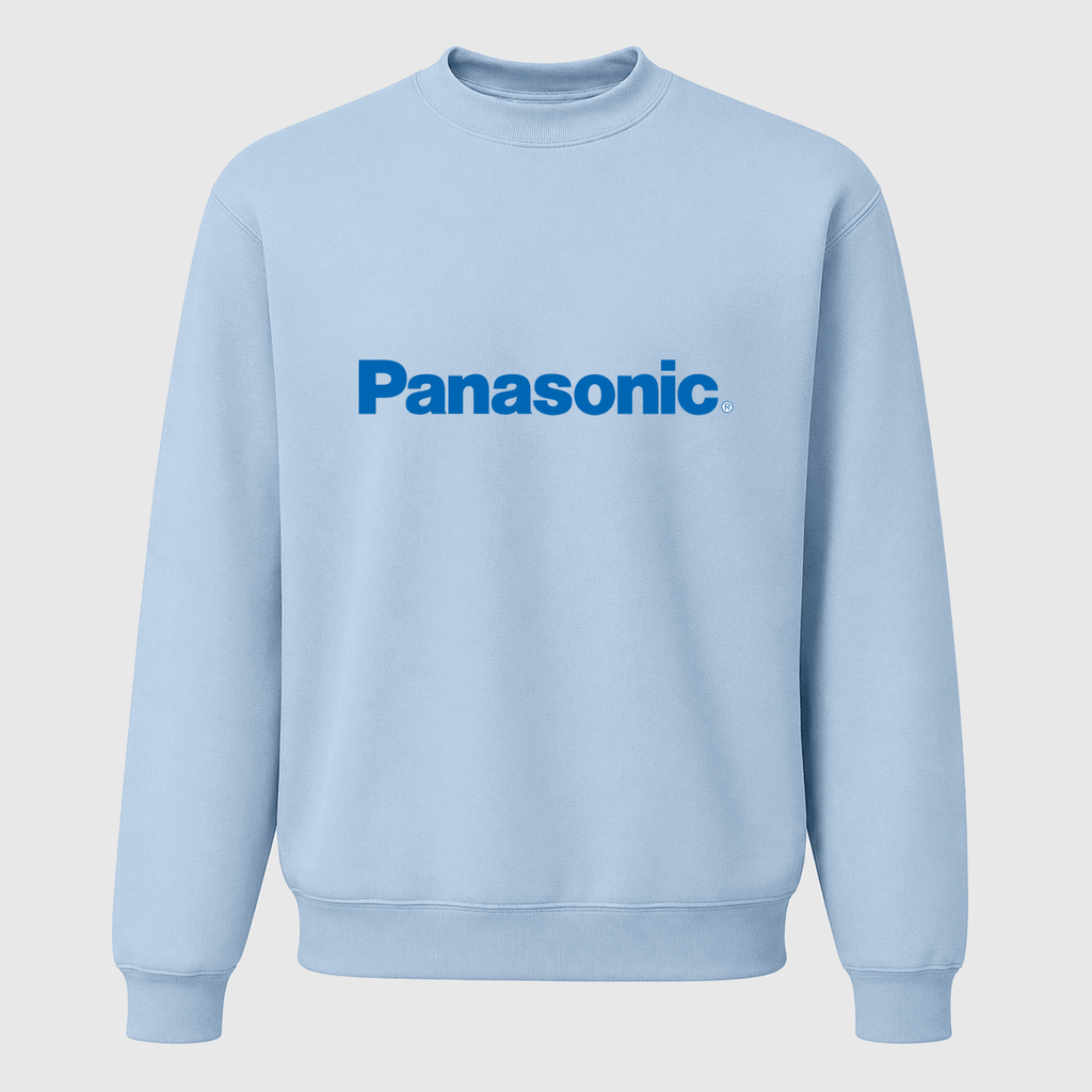 Men's Panasonic Crewneck Sweatshirt - Sky Blue