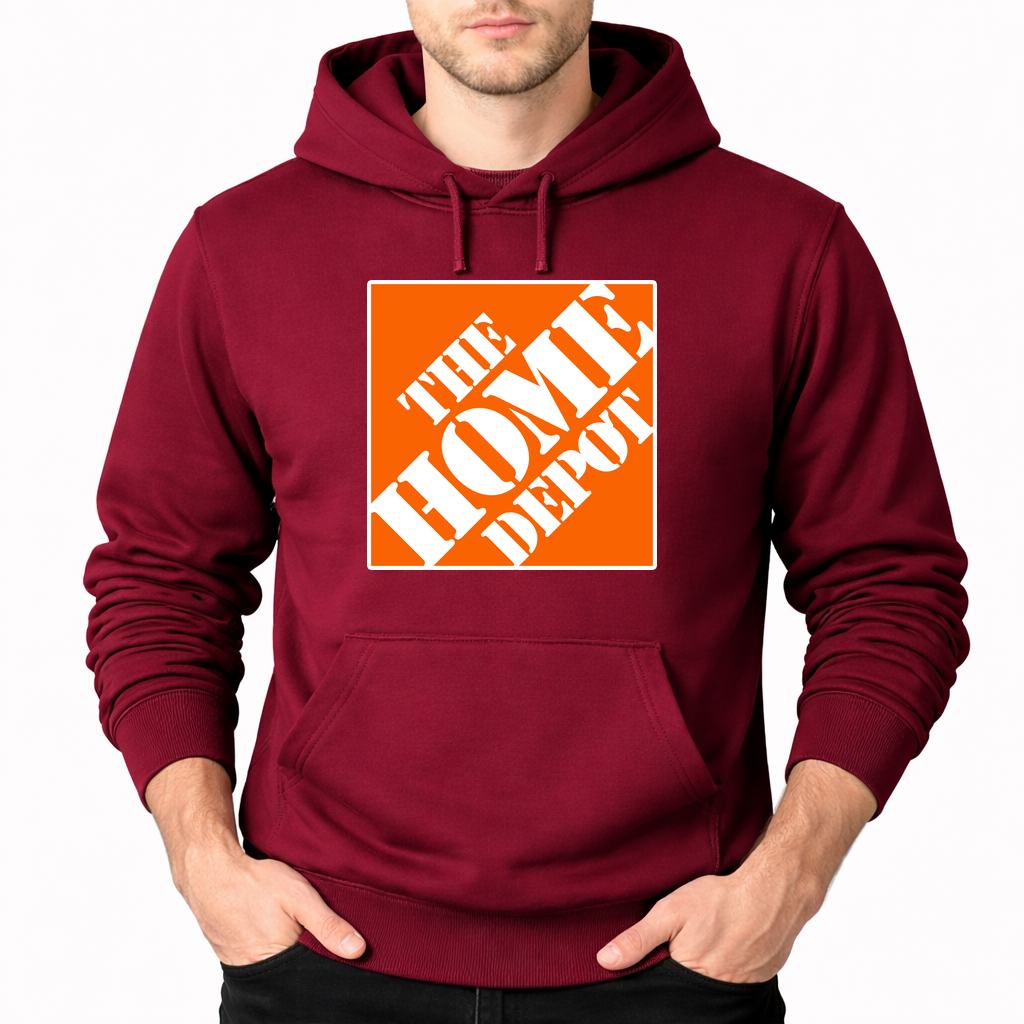 Men's The Home Depot Pullover Hoodie - Burgundy