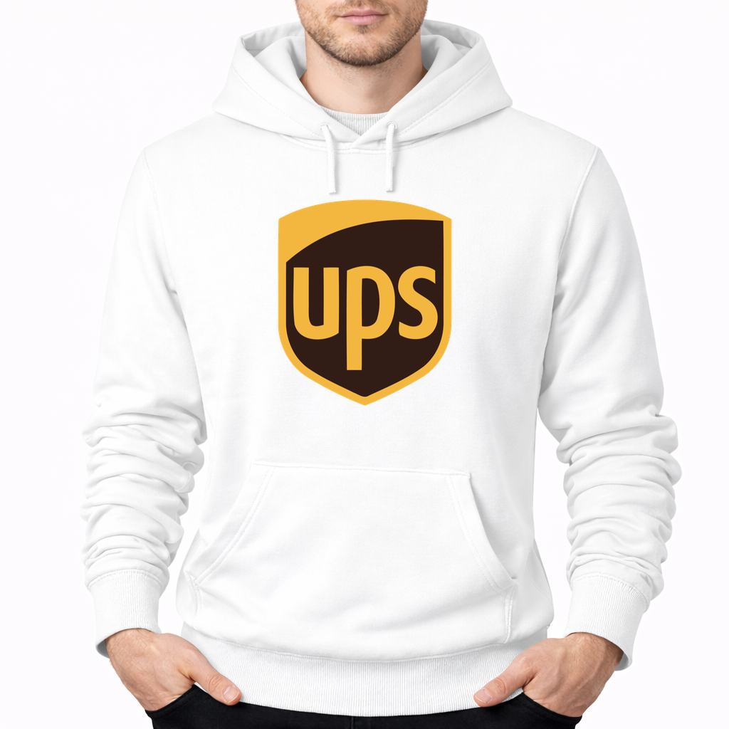 Men's UPS Pullover Hoodie - White
