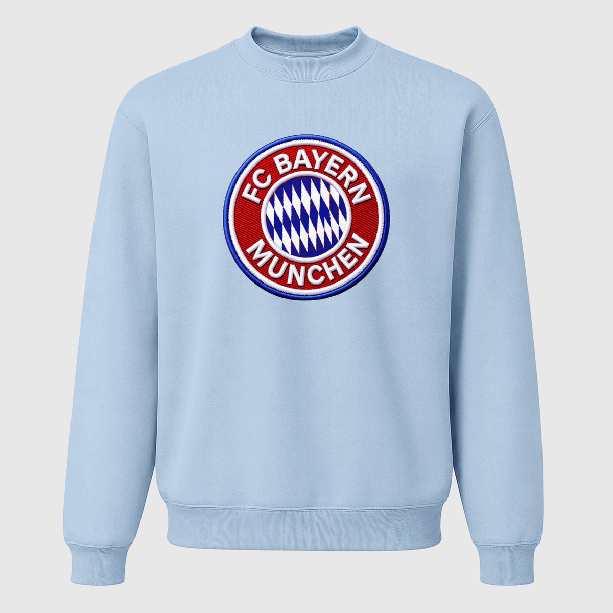 Men's FC Bayern Munich Soccer Crewneck Sweatshirt - Sky Blue