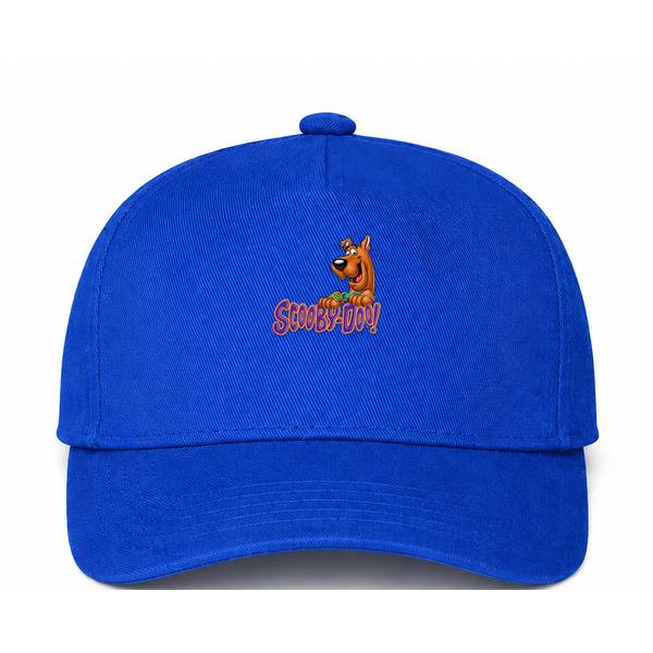 Scooby-Doo Logo Version 2 Blue Dad Baseball Cap Hat