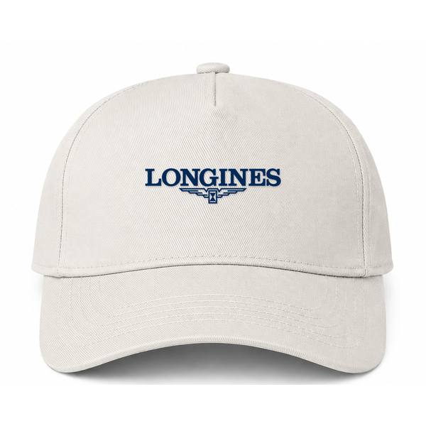 Longines Logo Beige Dad Baseball Cap Hat