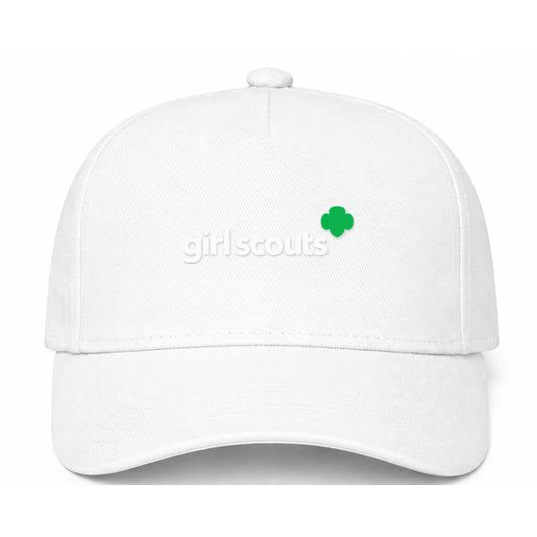 Girl Scouts White Logo White Dad Baseball Cap Hat