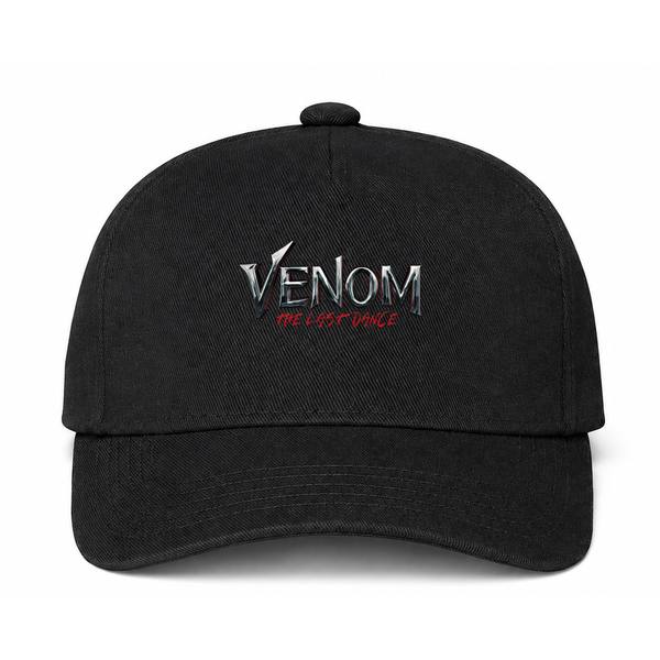 Venom The Last Dance Logo Black Dad Baseball Cap Hat