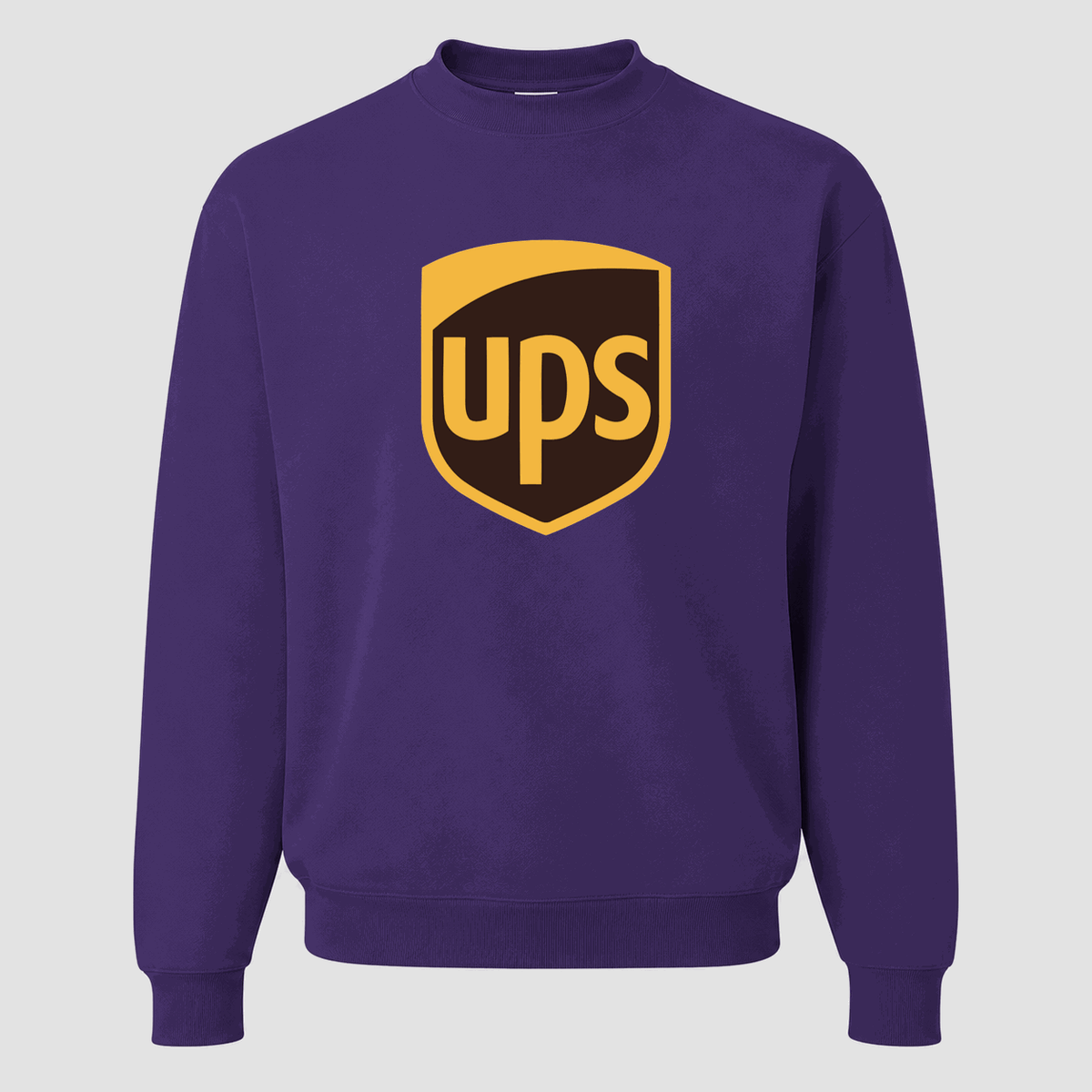Men's UPS Crewneck Sweatshirt - Purple