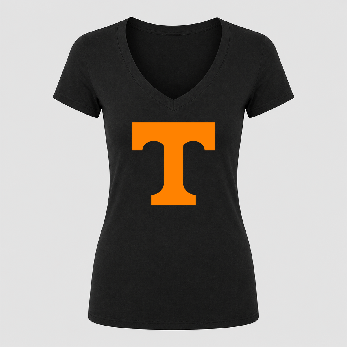 Women's Tennessee Volunteers V Neck T-Shirt in black