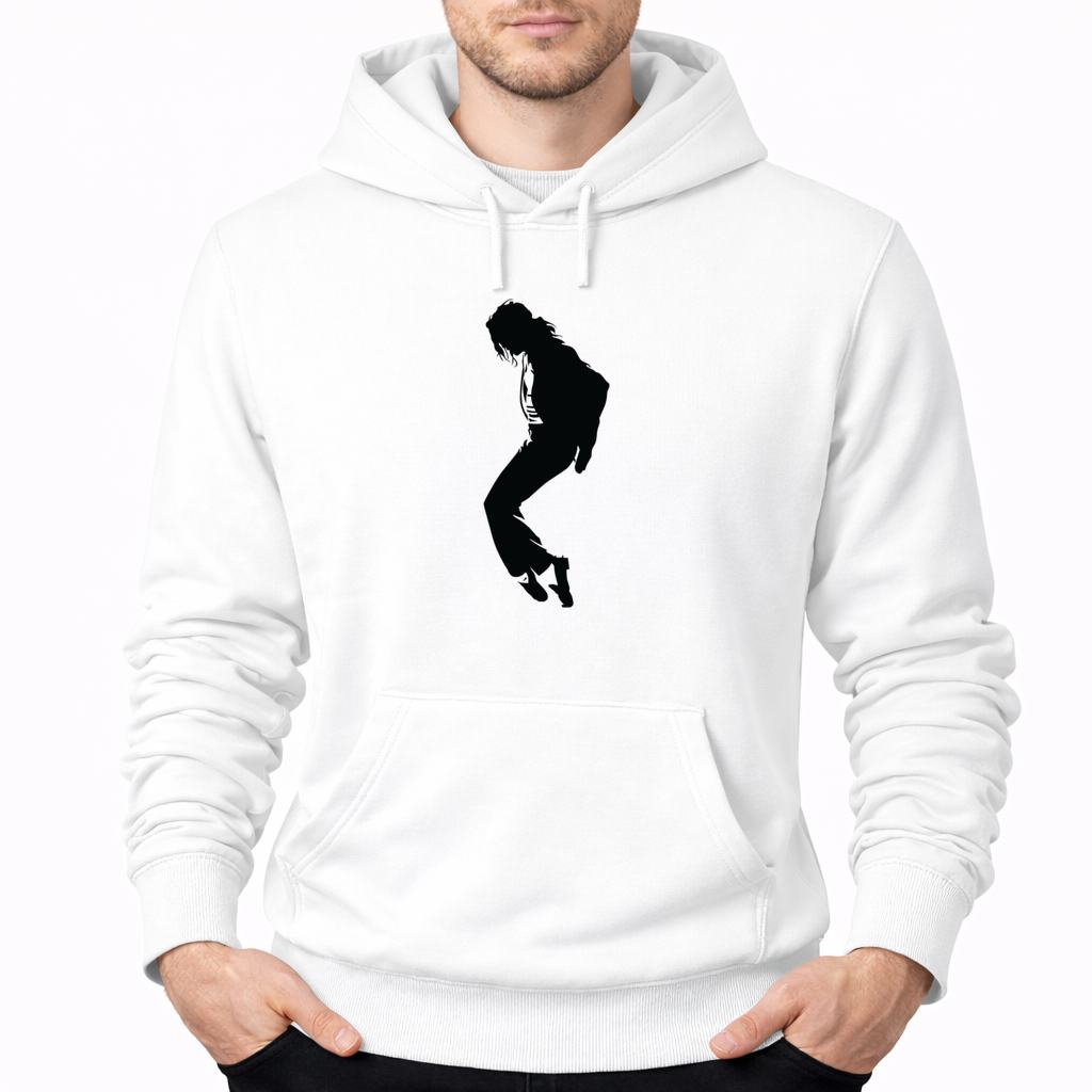 Men's Michael Jackson Pullover Hoodie - White