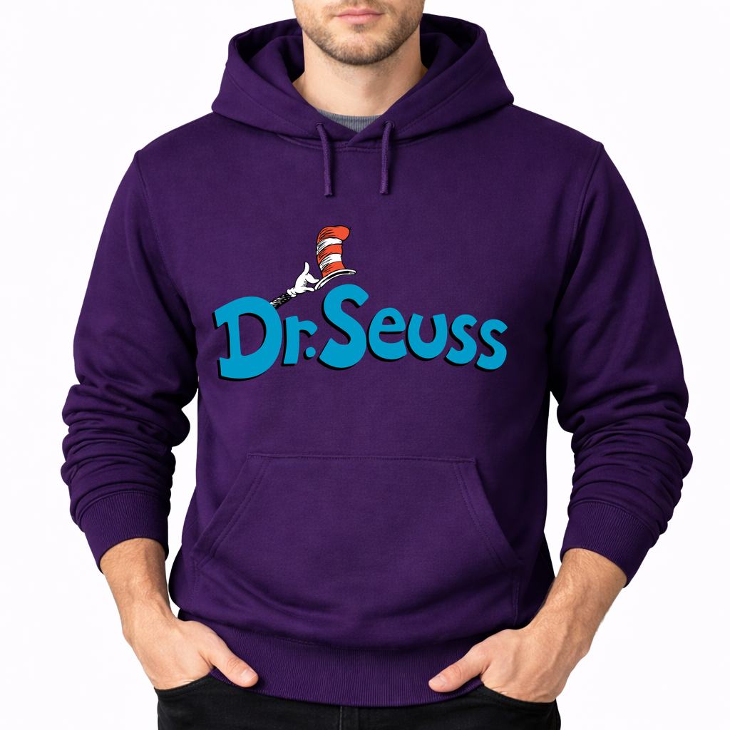 Men's Dr. Seuss Pullover Hoodie - Purple