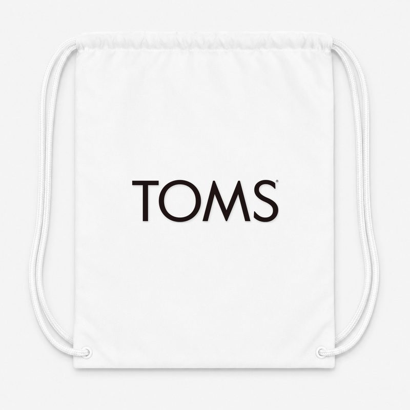 Toms Drawstring Bag - White