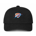 Oklahoma City Thunder NBA Logo Black Dad Baseball Cap Hat