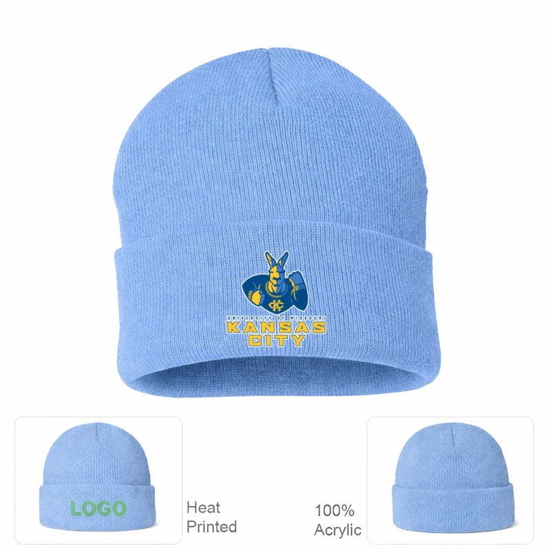 UMKC Kangaroos Sky Blue Beanie Hat