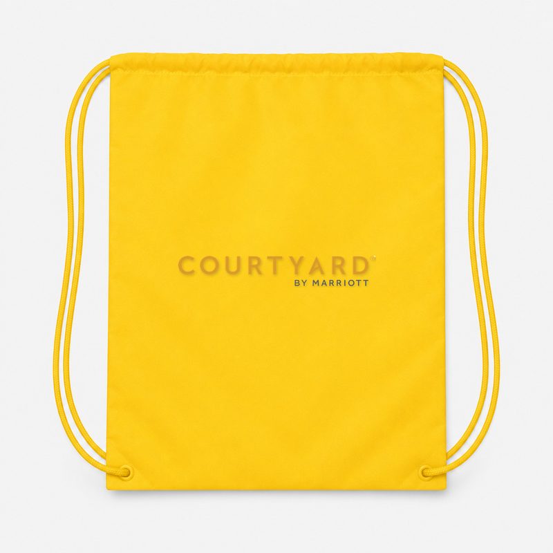 Courtyard Drawstring Bag - Yellow