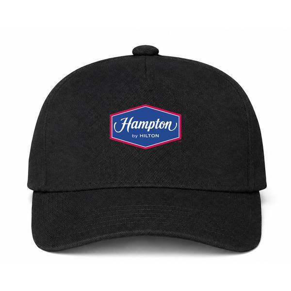 Hampton Inn Logo Black Dad Baseball Cap Hat