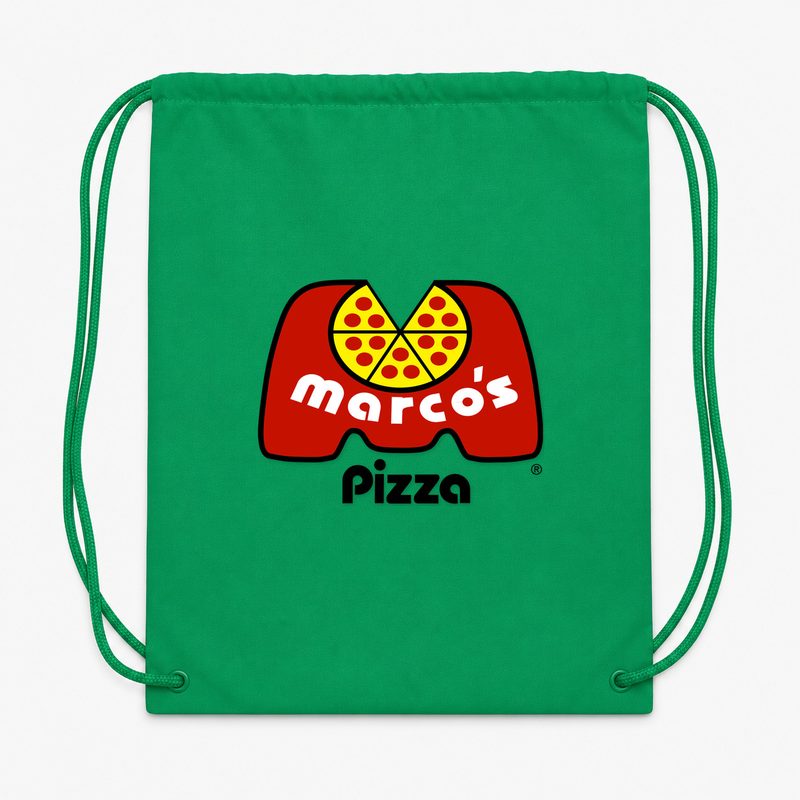 Marcos Pizza Drawstring Bag - Green