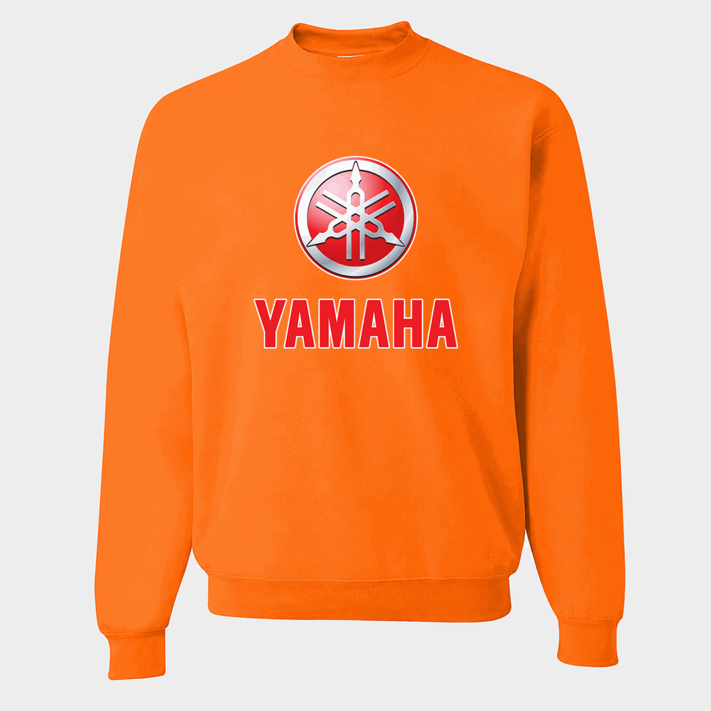 Men's Yamaha Crewneck Sweatshirt - Orange