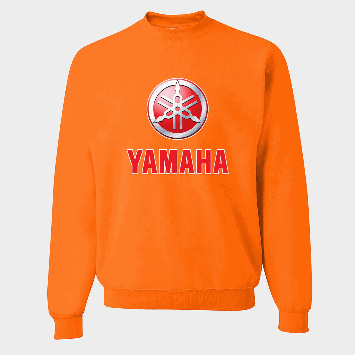 Men's Yamaha Crewneck Sweatshirt - Orange