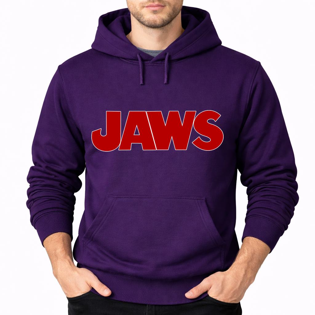 Men's Jaws Pullover Hoodie - Purple