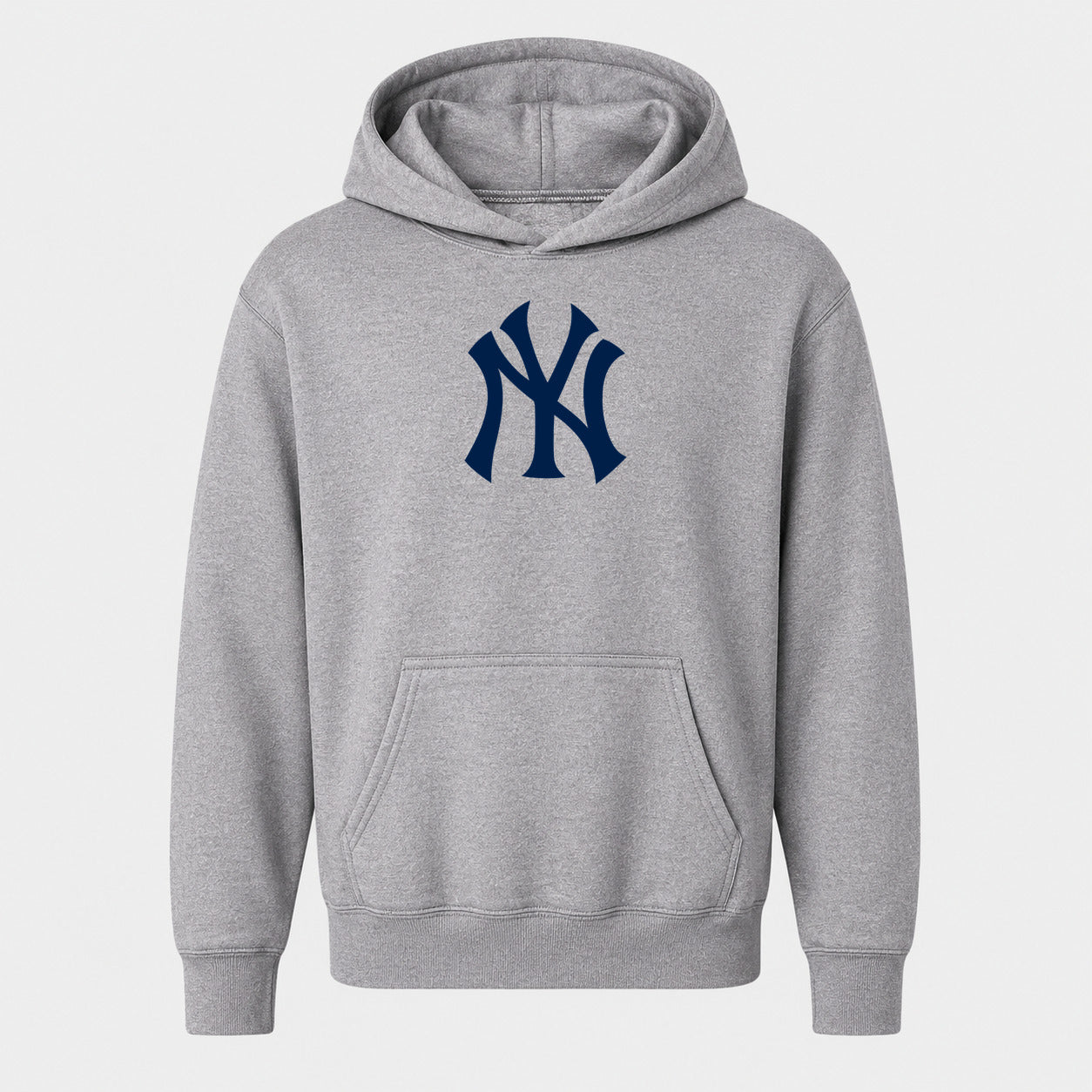 Youth New York Yankees Pullover Hoodie - Gray