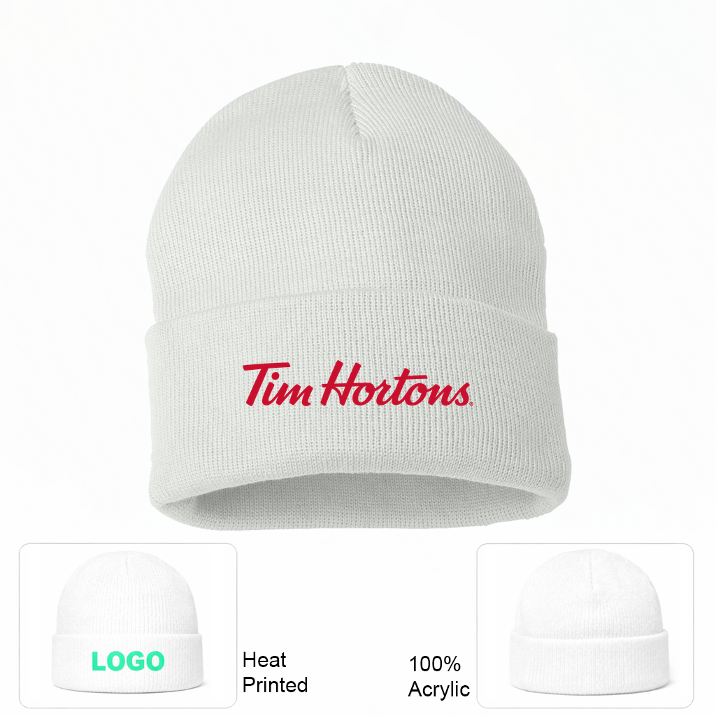 Tim Hortons Beanie Hat - White