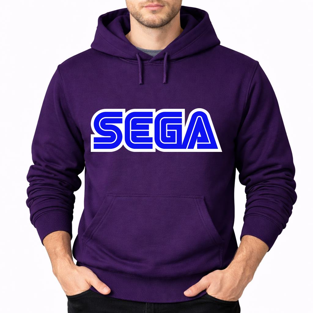 Men's SEGA Pullover Hoodie - Purple