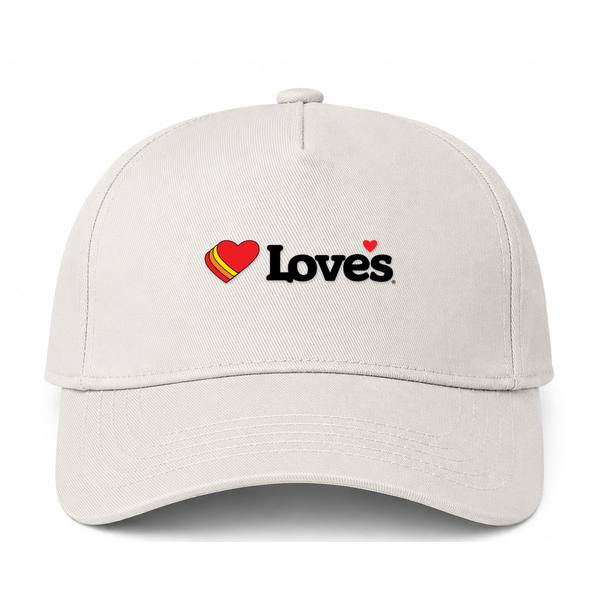 Love's Travel Stops Logo Beige Dad Baseball Cap Hat