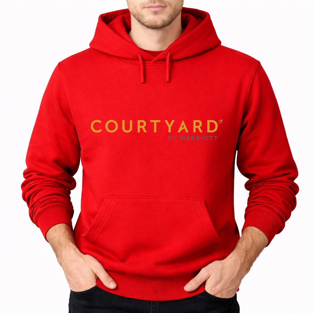 Men's Courtyard Pullover Hoodie - Red