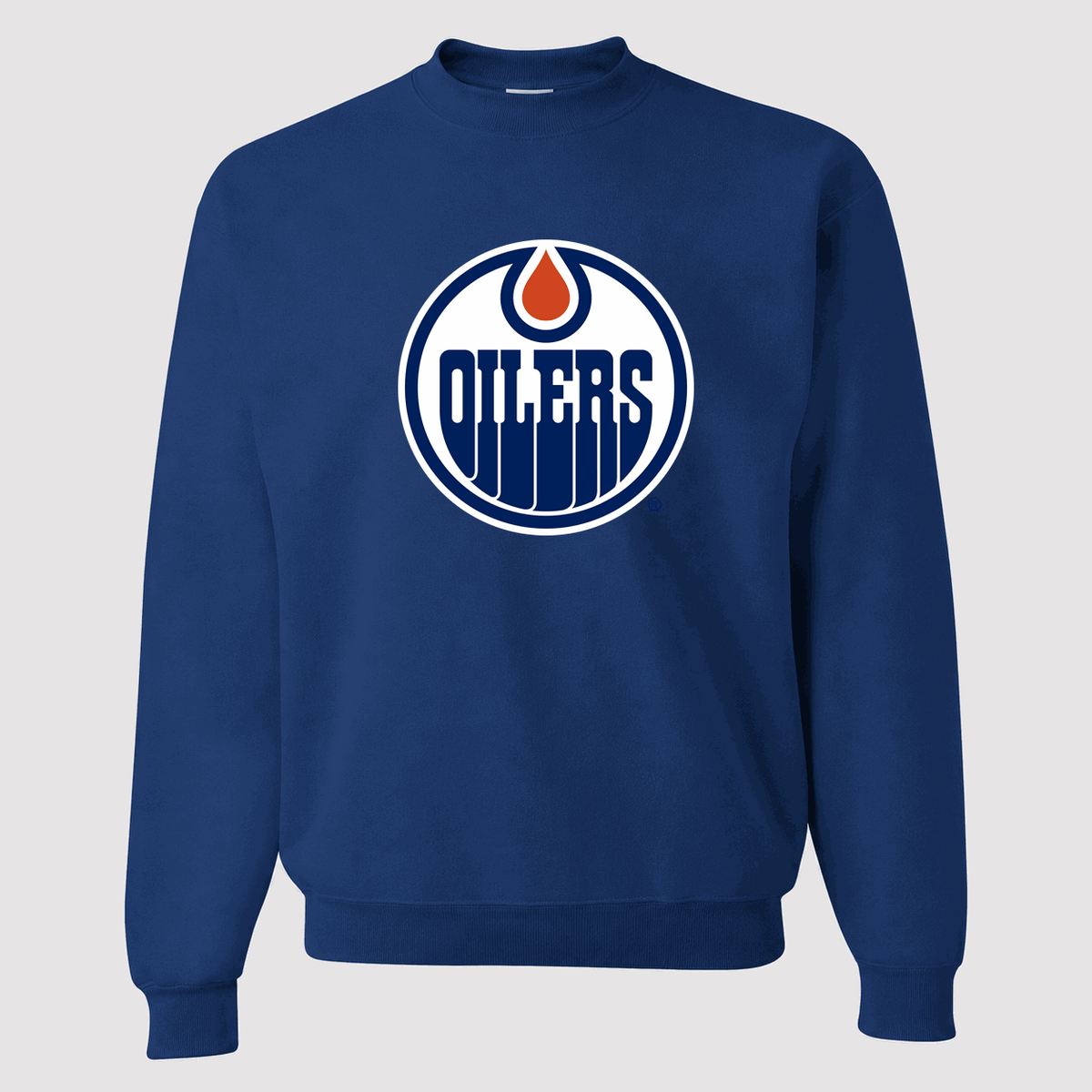 Men's Edmonton Oilers Crewneck Sweatshirt - Blue