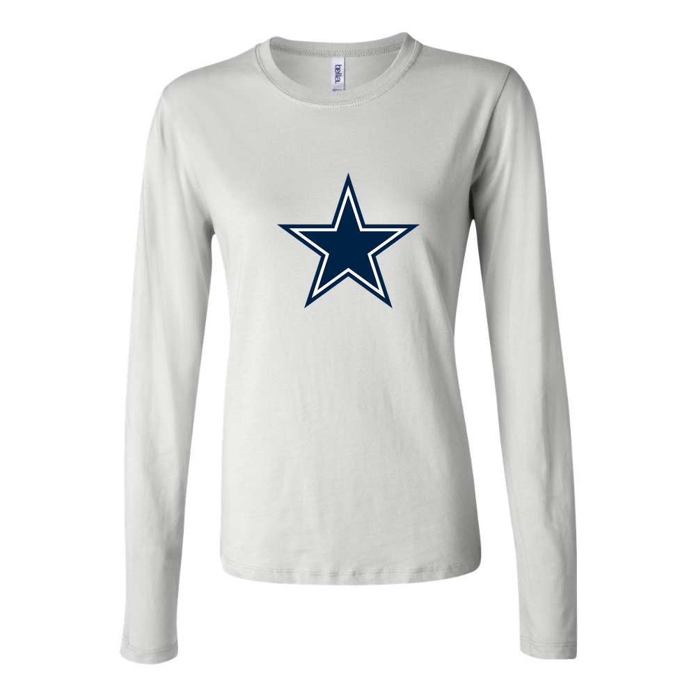 Women's Dallas Cowboys Long Sleeve T-Shirt - White