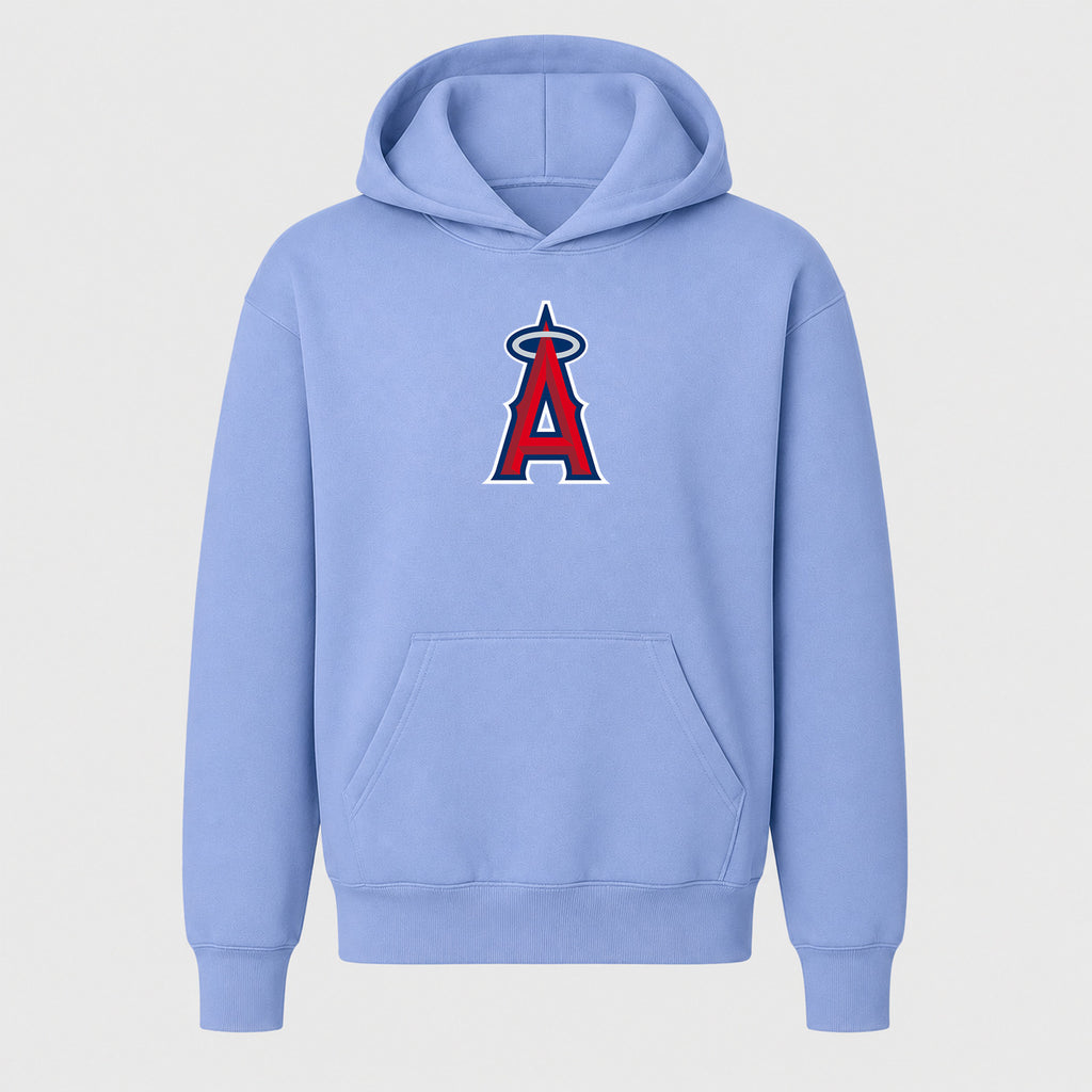 Youth Los Angeles Angels Pullover Hoodie - Light Blue