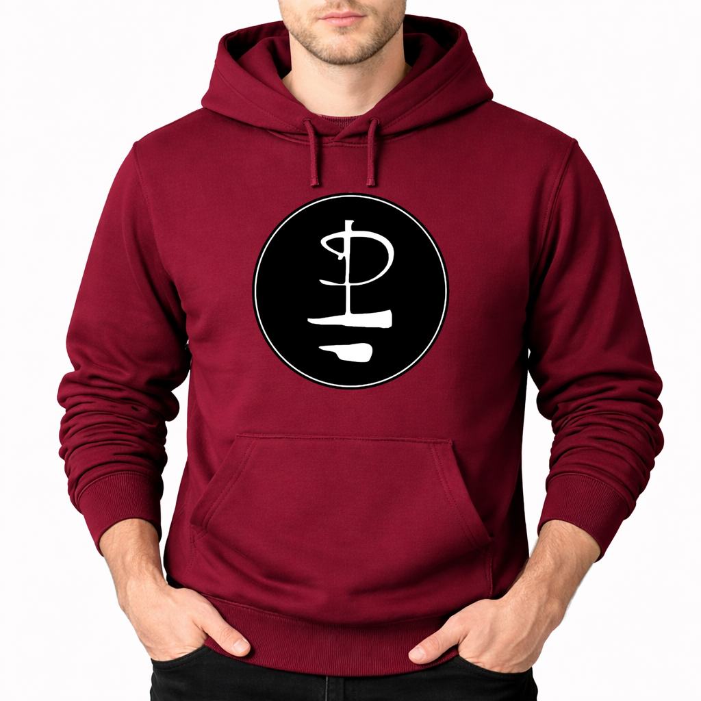 Men's Pink Floyd Pullover Hoodie - Burgundy