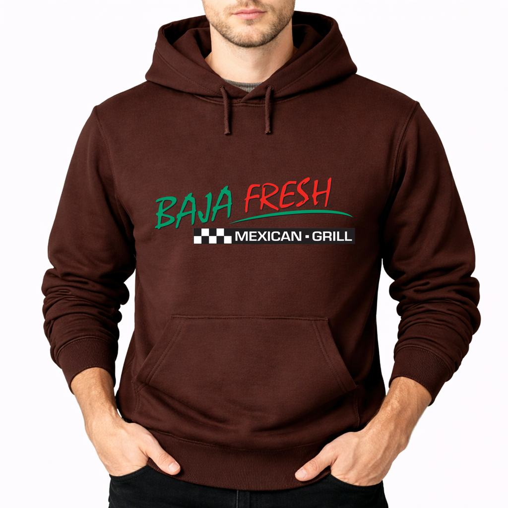Men's Baja Fresh Pullover Hoodie - Brown