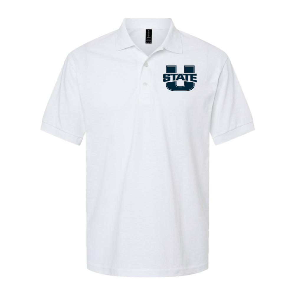 Men's Utah State Aggies Dry Blend Polo - White