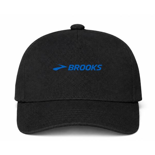 Brooks Logo Black Dad Baseball Cap Hat